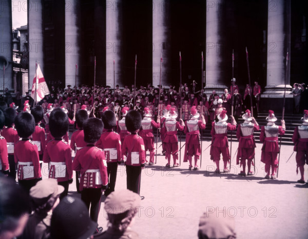 Proclamation at the Royal Exchange, London, 1952. Creator: Arthur Charles Kirby Ware.