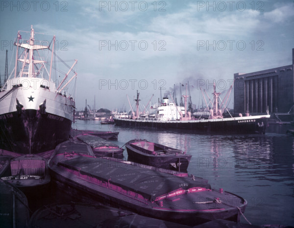 Victoria Dock, London, c1955. Creator: Arthur Charles Kirby Ware.