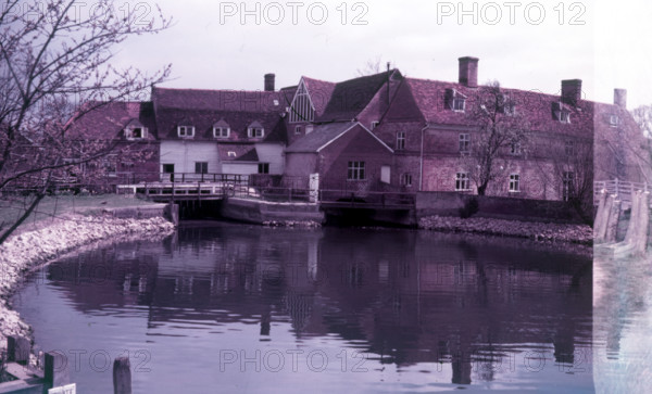 Flatford Mill, Suffolk, c1955. Creator: Arthur Charles Kirby Ware.