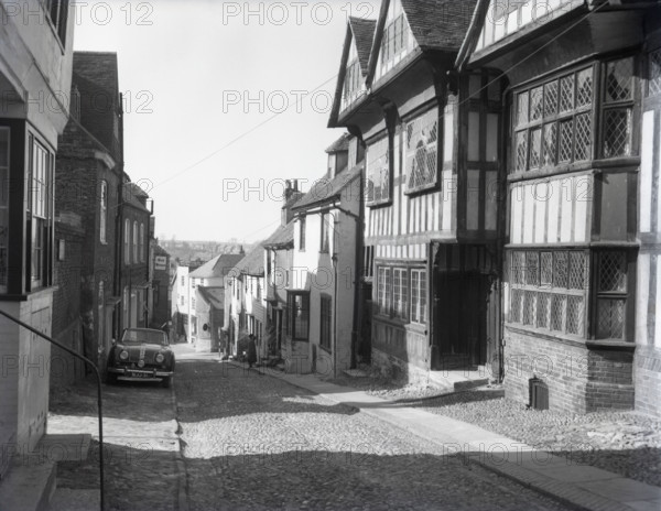 Mermaid Row, Rye, Sussex, c1955. Creator: Arthur Charles Kirby Ware.