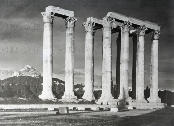 Temple of Zeus (Jupiter), Athens, Greece, c1955. Creator: Arthur Charles Kirby Ware.