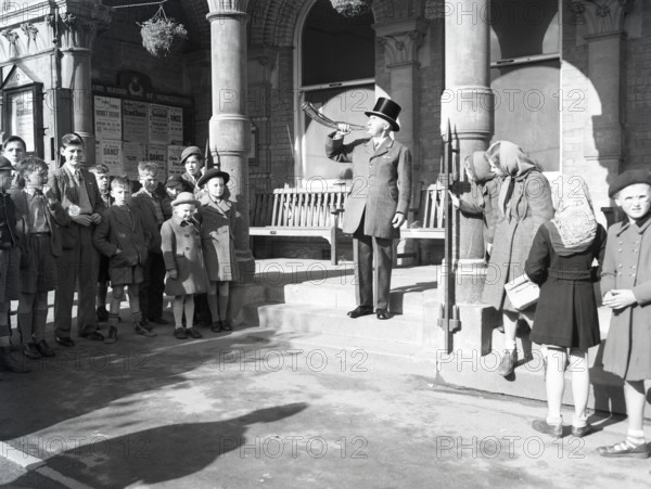 Town crier, Hungerford, Berkshire, c1955. Creator: Arthur Charles Kirby Ware.
