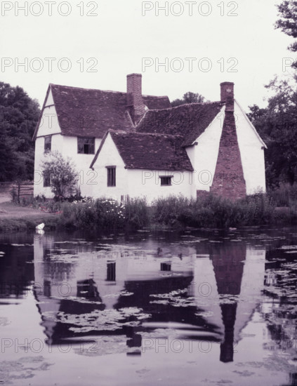 Willy Lott's Cottage, Flatford, East Bergholt, Suffolk, c1955. Creator: Arthur Charles Kirby Ware.