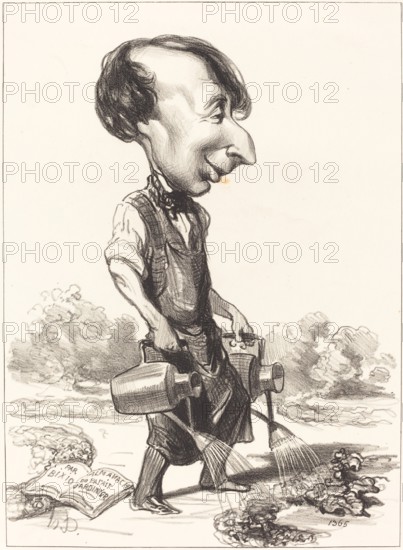 J. Alexandre Bixio, 1849. Creator: Honore Daumier.