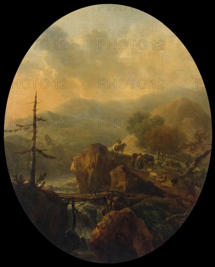 Mountain Landscape, 1776. Creator: Nicolas Antoine Taunay.