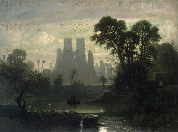 Ruins of the Castle of Kenilworth, 1850. Creator: Guillaume Van Der Hecht.