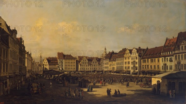 Old Market-Place in Dresden, 1751. Creator: Bernardo Bellotto.