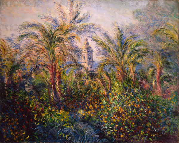 Garden at Bordighera, Impression of Morning, 1884. Creator: Claude Monet.