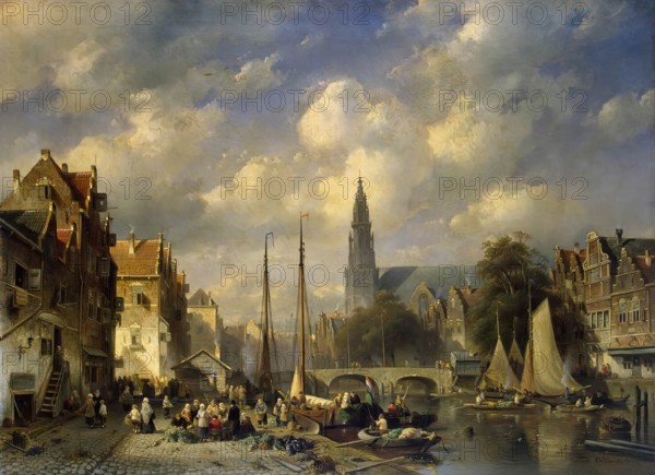 Urban Landscape, 1856. Creator: Charles Henri Joseph Leickert.
