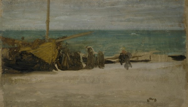 Seashore: Grey and Black, 1900. Creator: James Abbott McNeill Whistler.