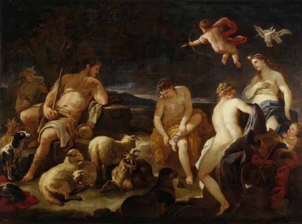Paris's Judgement, 1681. Creator: Luca Giordano.