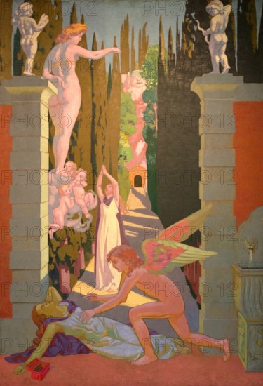 Panel 4. The Vengeance of Venus, 1908. Creator: Maurice Denis.