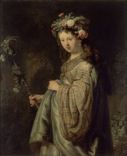 Flora, 1634. Creator: Rembrandt Harmensz van Rijn.