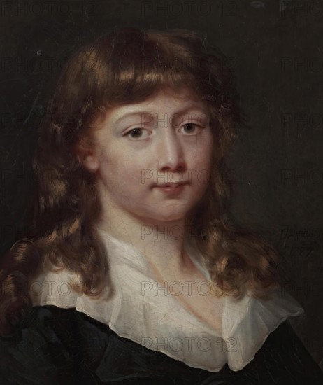 Portrait of a Boy, 1789. Creator: Jean-Laurent Mosnier.