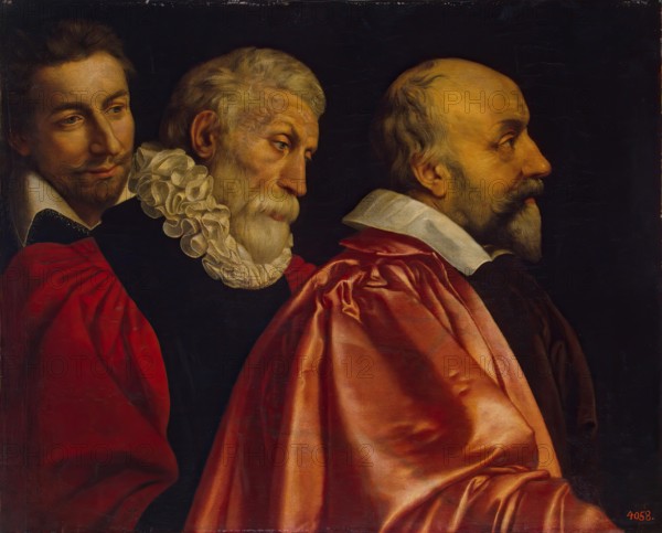 Group Portrait of Three Members of the Paris Council (fragment of the lost painting), 1616. Creator: Frans Pourbus the Younger.