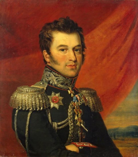 Portrait of Paisy S. Kaisarov (1783-1844), 1822. Creator: Workshop of George Dawe.