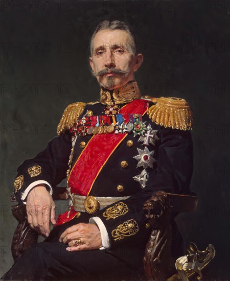 Portrait of Admiral A. I. Rusin, 1900. Creator: Unknown.