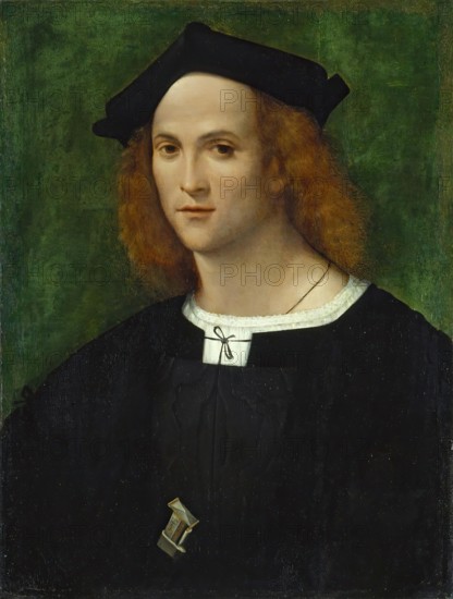 Portrait of a Young Man, 1520. Creator: Andrea del Brescianino.