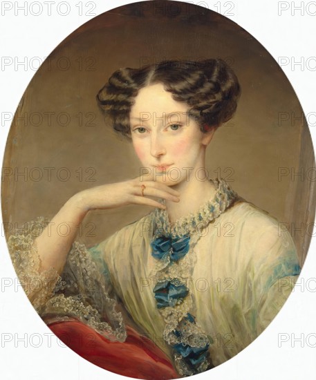 Portrait of Grand Duchess Maria Alexandrovna, 1850. Creator: Christina Robertson.