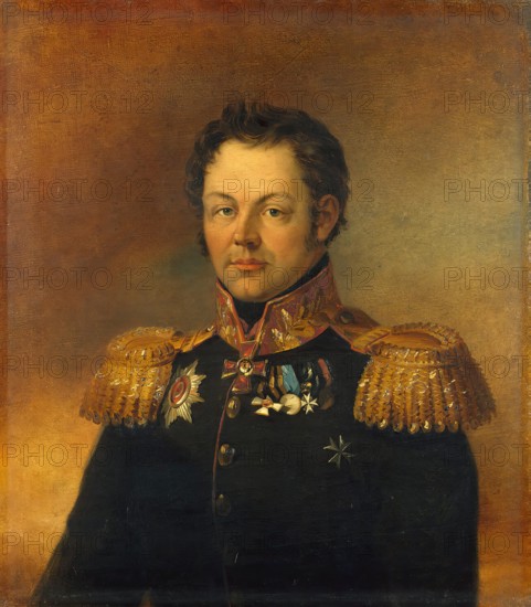 Portrait of Alexander E. Pyker (1776-1834), 1823. Creator: George Dawe.