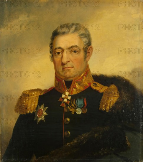 Portrait of Yeremey Ya. Savoini (1766-1836), 1824. Creators: George Dawe, Workshop of George Dawe.