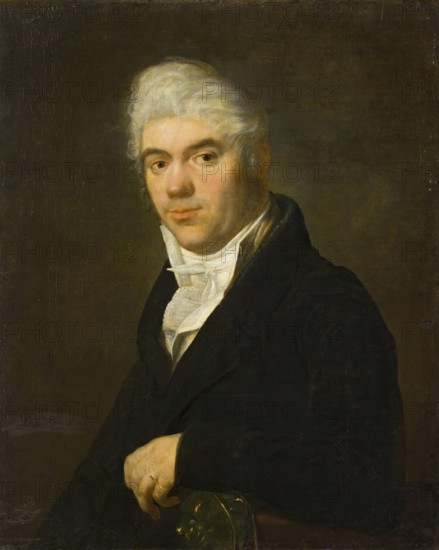 Portrait of a Man from the Schmidt Family, 1825. Creator: Nicolas de Courteille.