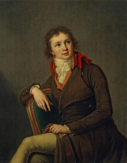 Portrait of Count Pavel Stroganov, 1790. Creator: Elisabeth Louise Vigee-LeBrun.