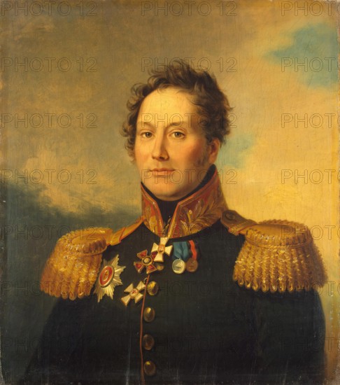 Portrait of Moisey I. Karpenko (1775-1854), 1823. Creator: Workshop of George Dawe.