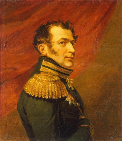 Portrait of Vasily N. Shenshin (1784-1831), 1822. Creator: Workshop of George Dawe.