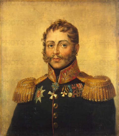 Portrait of Alexander I. Markov (1781-1844) (2nd), 1823. Creator: Workshop of George Dawe.