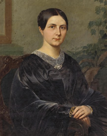 Portrait of Elizabeth Nikolaevna Odintsova, née Mounsey, (1824-1860), 1860s. Creator: Unknown.