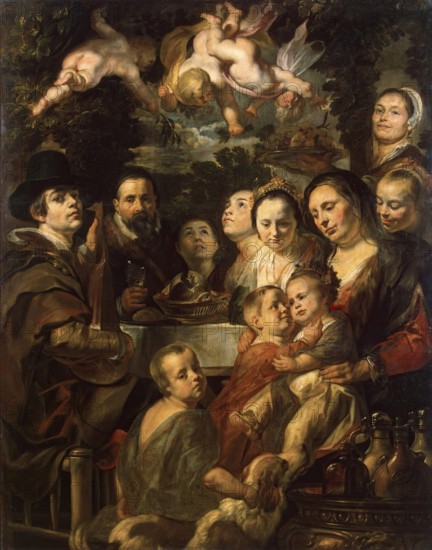 Self-Portrait with Parents, Brothers and Sisters, 1615. Creator: Jacob Jordaens I.