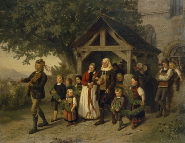 Golden Wedding, 1857. Creator: Hubert Salentin.