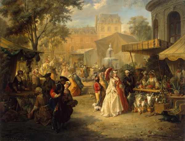Fair, 1850. Creator: Constant Wauters.