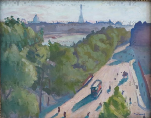 Louvre Embankment, Summer, 1906. Creator: Albert Marquet.
