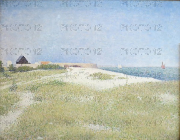 Fort Samson, Grandcamp, 1885. Creator: Georges-Pierre Seurat.