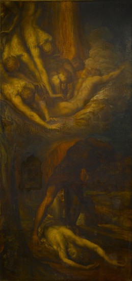 The Denunciation of Cain, 1872. Creator: George Frederick Watts.
