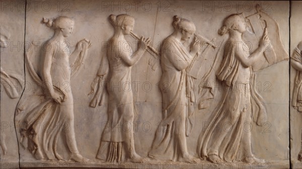 Ancient Drama Scene, c1809. Creator: John Flaxman.