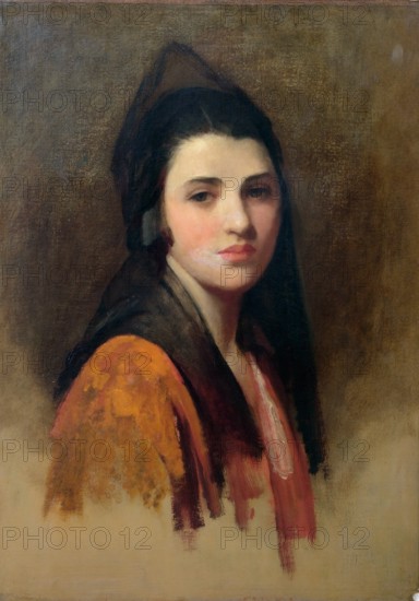 The Mantilla, c1927. Creator: Luke Fildes.