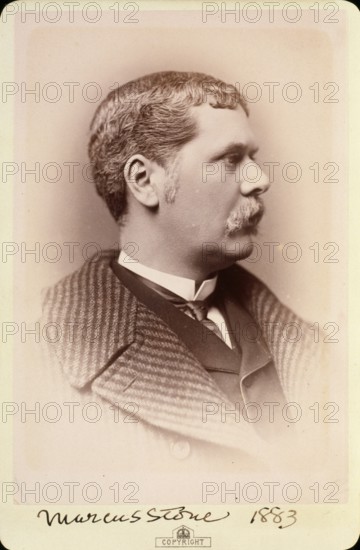 Marcus Stone, 1883. Creator: Alexander Bassano.