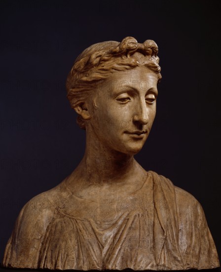 St Cecilia, c15th century, (c1880s). Creator: D Brucciani & Co.