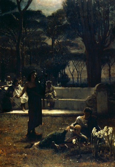 Improvisatore, 1872. Creator: Lawrence Alma-Tadema.