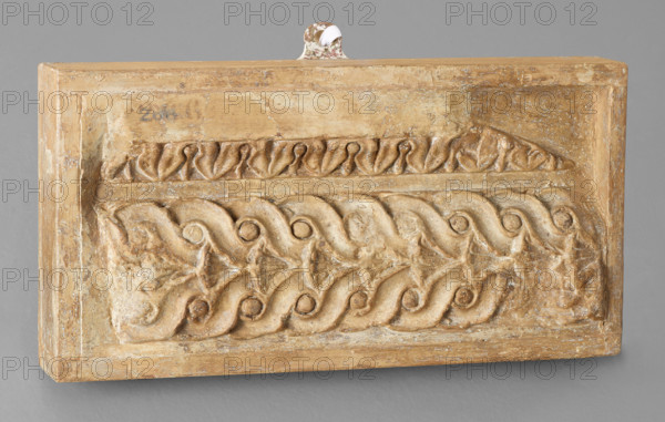 Cast of soffit panel from an architrave block, late 18th century-early 19th century. Creator: Unknown.