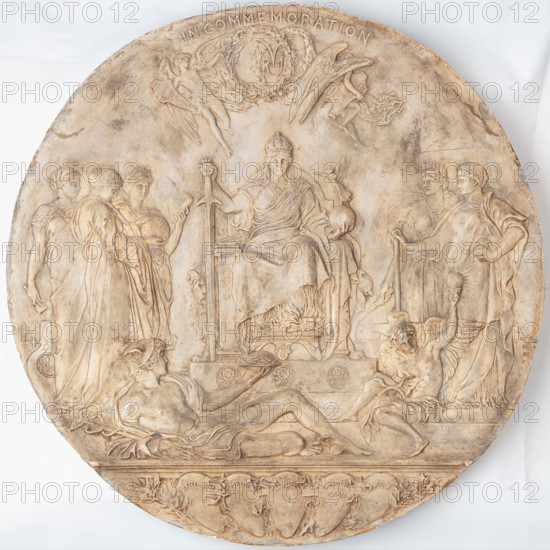 Model for Jubilee Medal, 1887. Creator: Frederic Leighton.