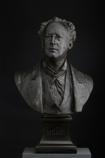 Sir John Everett Millais, Bt., P.R.A., 1881-82. Creator: Joseph Edgar Boehm.