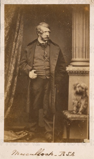 Unknown man, possibly Horatio MacCulloch, c1860s. Creator: J. G. Tunny.