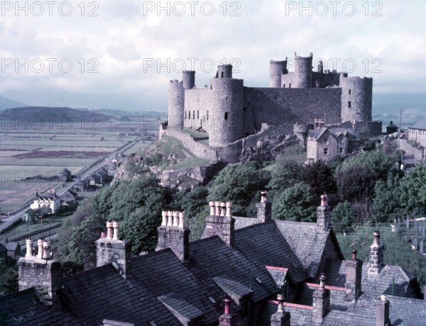 Harlech Castle, Wales, c1955.  Creator: Arthur Charles Kirby Ware.