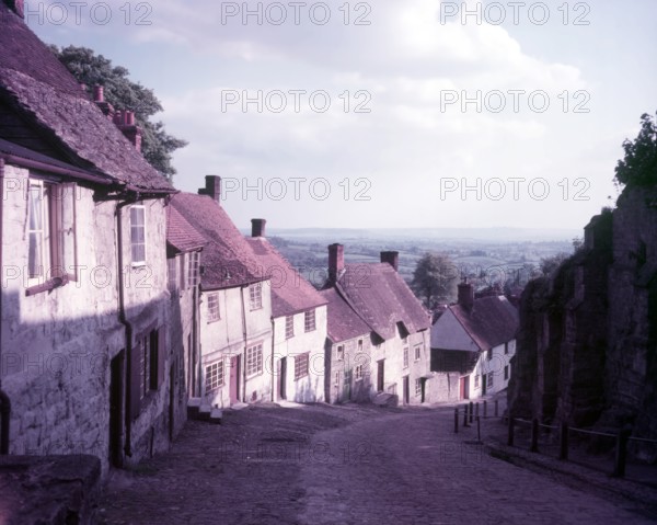 Gold Hill, Shaftesbury, Dorset, c1955.  Creator: Arthur Charles Kirby Ware.