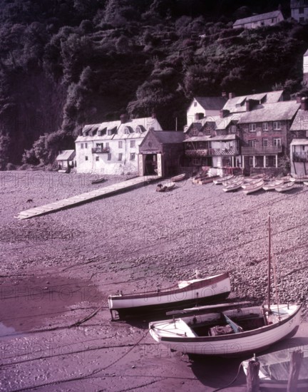 Clovelly Harbour, Devon, c1955. Creator: Arthur Charles Kirby Ware.