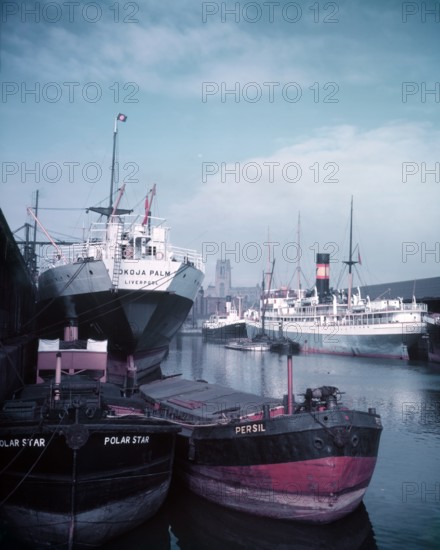 Liverpool Docks, c1955.  Creator: Arthur Charles Kirby Ware.